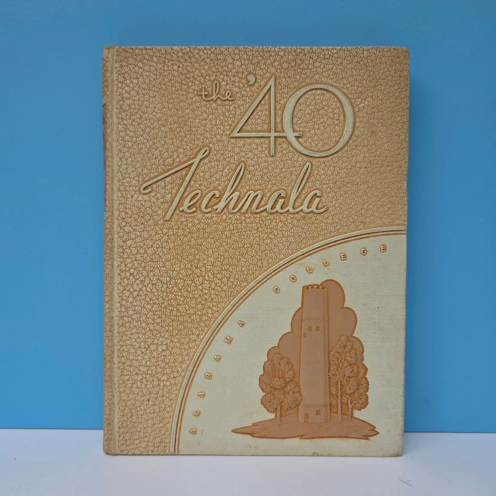 Vintage 1940s Yearbook Alabama All Women's College Technala Montevallo